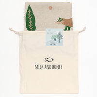 Badger Baby Blanket - Milk&Honey Brand - , badger-baby-blanket,