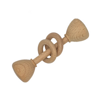 Drumstick Wooden Rattle - Milk&Honey Brand - , drumstick-wooden-rattle, Coming Soon