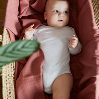 Lotus Muslin Swaddle - Milk&Honey Brand - , muslin-swaddle-in-rose-taupe,