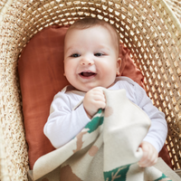 Badger Baby Blanket - Milk&Honey Brand - , badger-baby-blanket,
