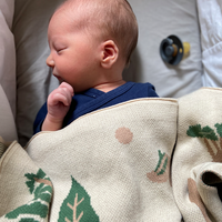 Badger Baby Blanket - Milk&Honey Brand - , badger-baby-blanket,