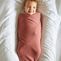 Lotus Muslin Swaddle - Milk&Honey Brand - , muslin-swaddle-in-rose-taupe, 