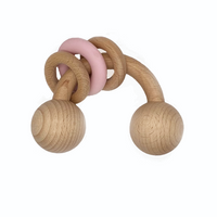 Vivian Wooden Rattle - Milk&Honey Brand - , vivian-wooden-rattle,