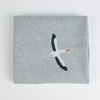 Stork Baby Blanket - Milk&Honey Brand - , stork-baby-blanket,