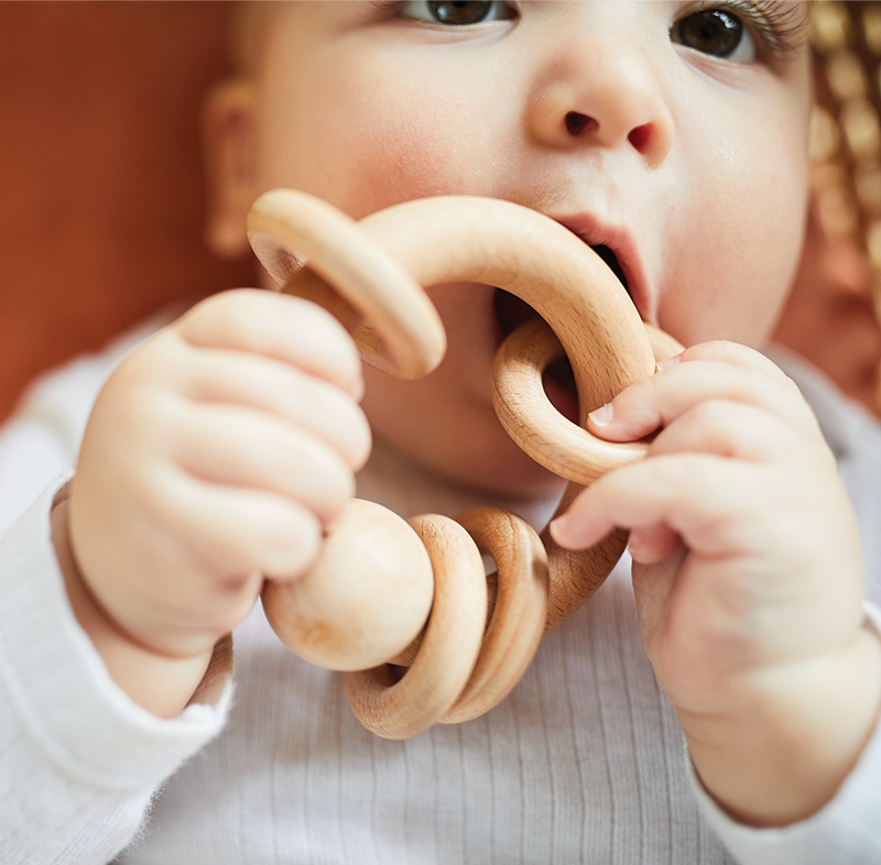 Stella Wooden Rattle - Milk&Honey Brand - , stella-wooden-rattle, 