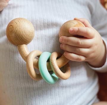 Zelda Wooden Rattle - Milk&Honey Brand - , zelda-wooden-rattle, 