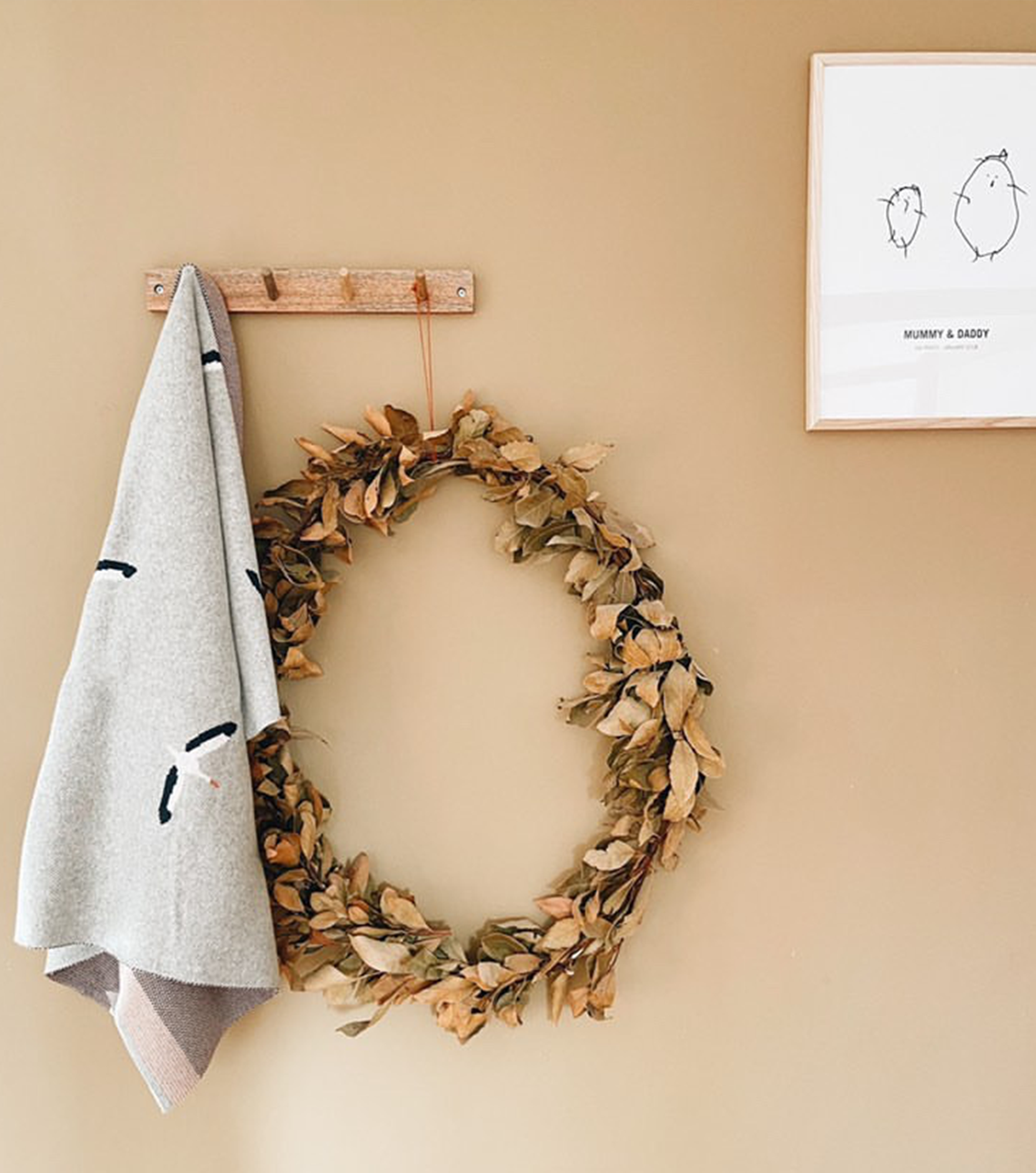 Stork Blanket - Blue