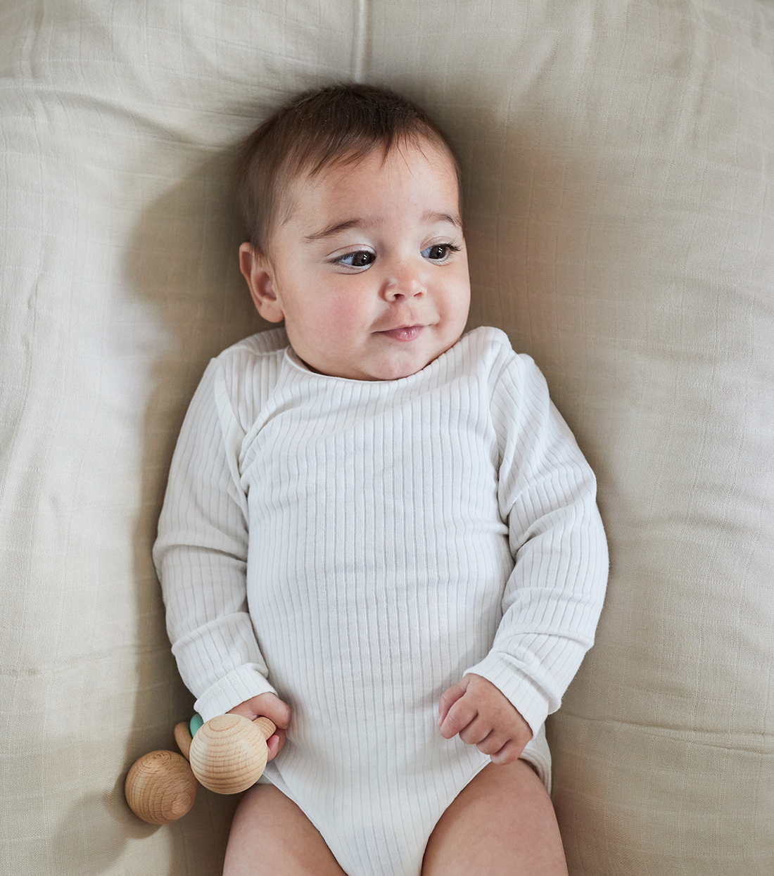 Sand Muslin Swaddle - Milk&Honey Brand - , muslin-swaddle-in-sand, 