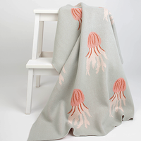 Jellyfish Baby Blanket - Milk&Honey Brand - , jellyfish-baby-blanket, Best Seller