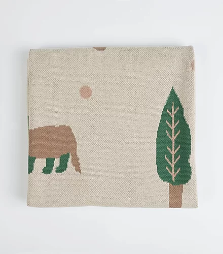 Badger Baby Blanket - Milk&Honey Brand - , badger-baby-blanket, 